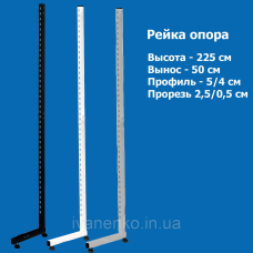 Рейка опора стійки для