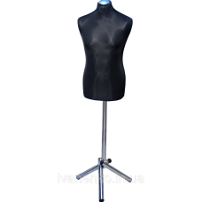 Манекен чоловічий на тринозі пінопластовий 48-50 розмір