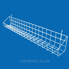 Полиця (Корзина) підвісна 500/200 мм на сітку