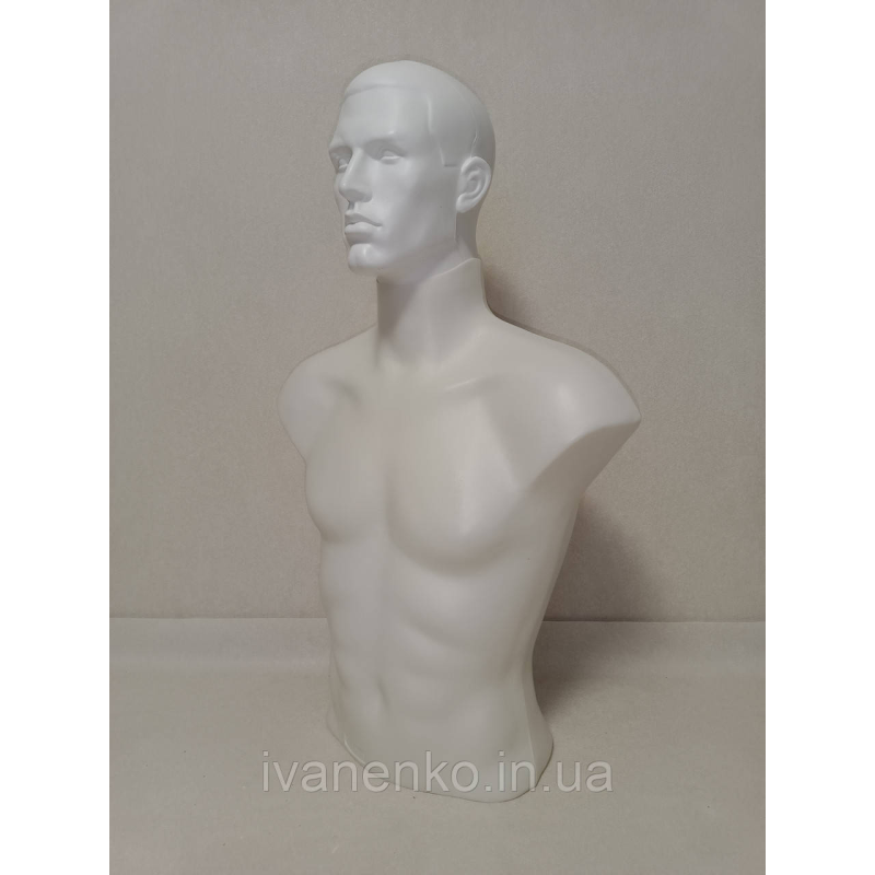 Манекен чоловічий з головою білмй