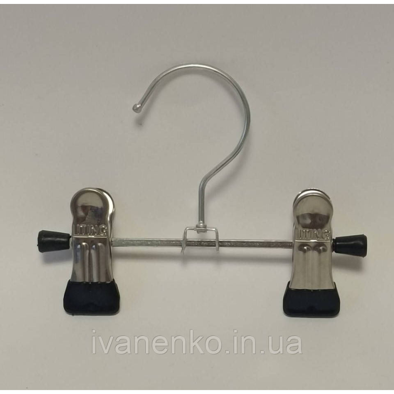 Металева вішалка прищіпка 12 см
