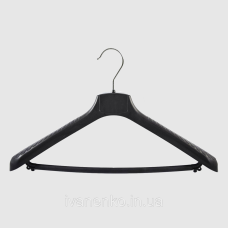 Плічка костюмні пластмасові з металевим гачком